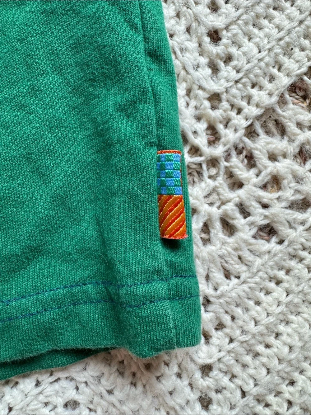 90’s Gymboree Rainbow Tag Vintage Color Block Shorts 18-24 mos Primary Colors